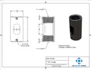 1" NPT Coupler with Window