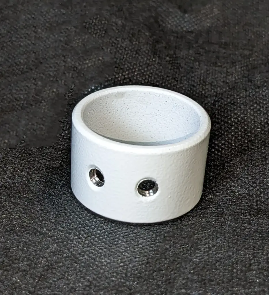 1" NPT Shaft Collar - White or Black - Case of 12
