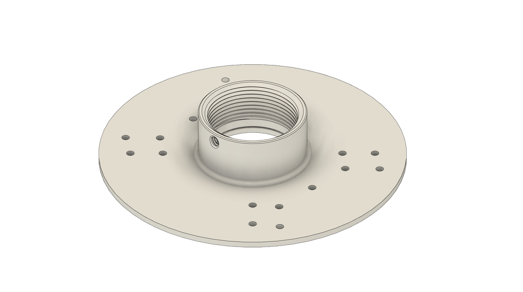 1-1/2" NPT PoE Camera Mount