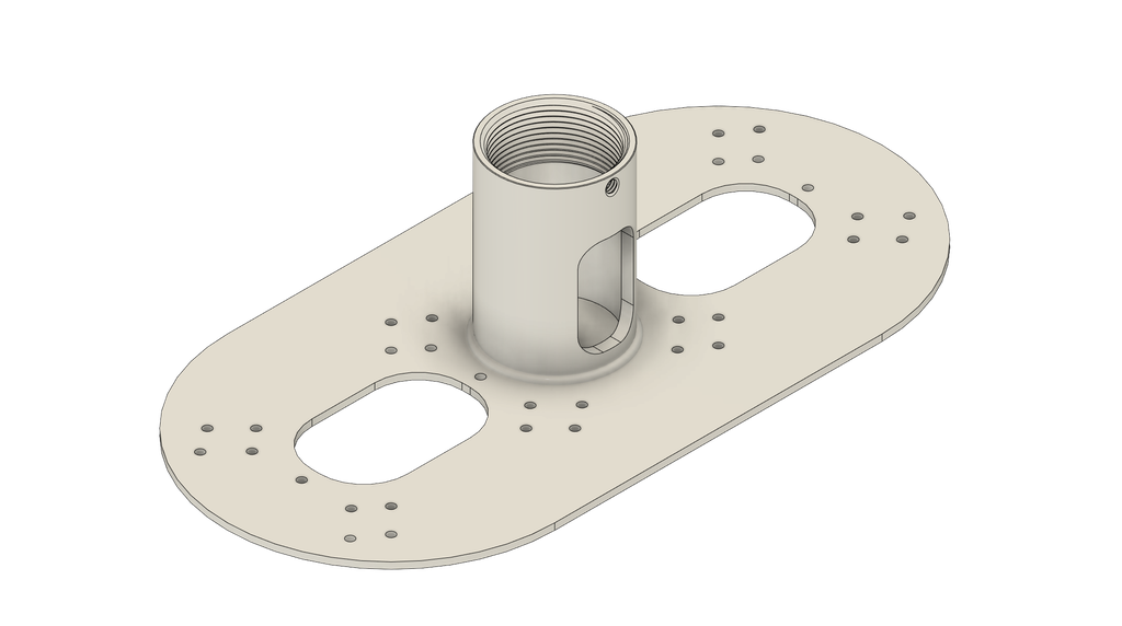 1-1/2" NPT Multi PoE Camera Mount