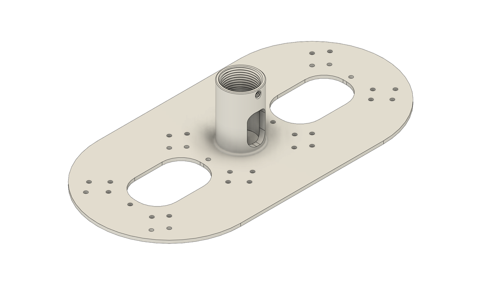 1" NPT Multi PoE Camera Mount