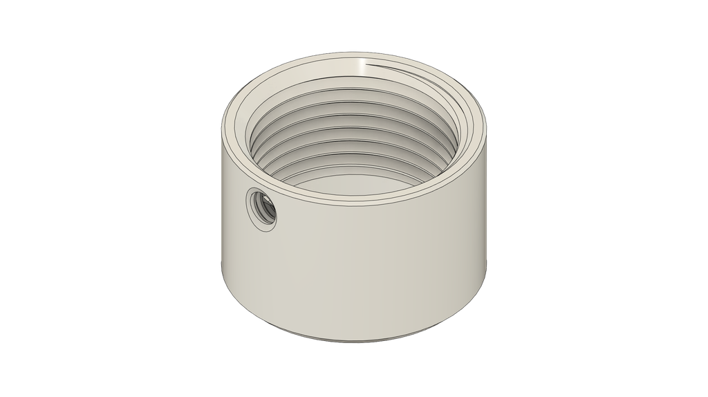 1" NPT Collar - White or Black - Case of 12