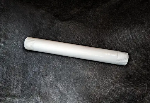 1" NPT Extension Pipe - 1.5" to 48", White or Black  Case of 12