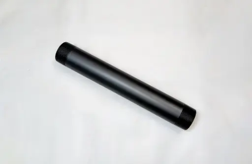1-1/2" NPT Extension Pipe - 1.75" to 48", White or Black - Case of 12